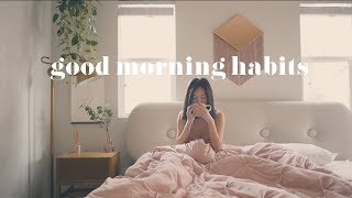 GOOD MORNING HABITS • self care ♥ [upl. by Penoyer]