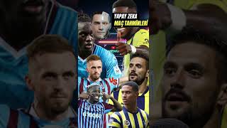 Yapay Zeka Haftanın Süper Lig Maçlarını Tahmin Ediyor 0104 Kasım PART8 süperlig fb trabzonspor [upl. by Johna]