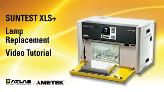 Video Tutorial SUNTEST XLS Lamp Replacement [upl. by Mickey]