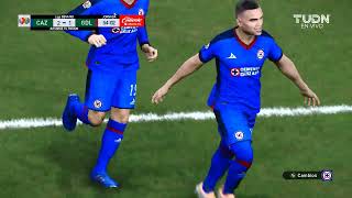 CRUZ AZUL 3  CHIVAS 1 GIAKOUMAKIS IMPARABLE [upl. by Valda153]