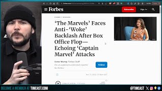 Brie Larson The Marvels BOMB Has Woke Media amp Director SCREAMING Racism GO WOKE GO BROKE And We Win [upl. by Cryan]