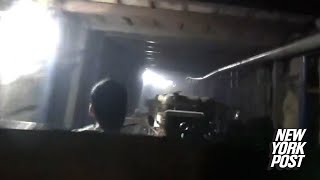 Video shows ‘biggest Hamas tunnel’ yet discovered includes eerie footage of terrorists building it [upl. by Ennayk]