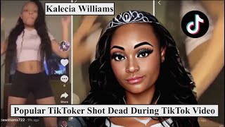 Popular TikToker Shot Dead While Filming  Kalecia Williams  Whispered ASMR Extended Mic Brushing [upl. by Lune948]