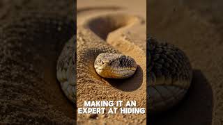 Deadliest Snake in the Sahara The Saharan Sand Viper Revealed SaharanSandViper DeadlyAnimals [upl. by Aivitnahs]