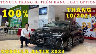 ✅ Toyota Altis 2023 ra mắt phiên bản mới  Tăng option Toyota Altis Giảm giá mạnh tháng 10 [upl. by Nnagem]