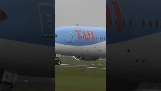 TUI B7879 Dreamliner Dep From Doncaster airport aviation planespotting travel boeing b787 [upl. by Oigroig]