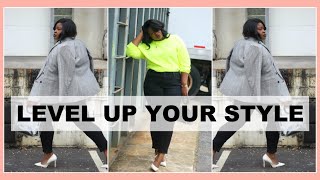 HOW TO LOOK STYLISH EASY TIPS TO ELEVATE YOUR OUTFITS I PLUS SIZE CURVY FASHION [upl. by Dahsra367]