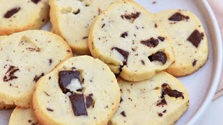 Shortbread masitas super suaves con pedacitos de chocolate [upl. by Sirromed]