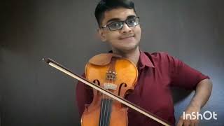 BRAHMAM OKATE SONG VIOLIN COVER  NEW YEAR SPECIAL  KEMILO DANITH [upl. by Liuka339]