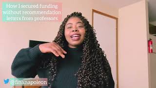 How I secured my masters funding without recommendation letters from professors [upl. by Thorncombe]