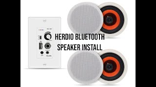 Herdio Bluetooth Ceiling Speakers [upl. by Job]