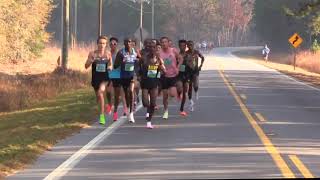 Conner Mantz Wins 2021 USATF Half Marathon National Championships In Pro Debut STABILIZED [upl. by O'Rourke]