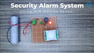 Home Security System  PIR Motion Sensor  pcb making diy electronics project [upl. by Bryce3]