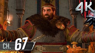 The Witcher 3 Wild Hunt 4K60fps 100 Death March Part 67  King is Dead Long Live the King [upl. by Nortal414]