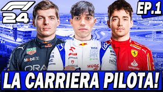 LA NUOVA CARRIERA PILOTA SU F1 24 LA PRIMA GARA UFFICIALE DELLA CARRIERA EP1 [upl. by Smaj]