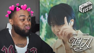 지민 Jimin ‘Letter Dear ARMY Live Clip Reaction 2023BTSFESTA [upl. by Onej]