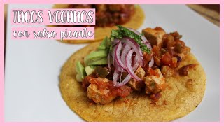 TACOS VEGANOS FÁCILES con tofu picante [upl. by Livingston663]