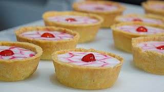 Cherry Bakewell Tarts  Cherry Bakewell Tarts are a classic British dessert [upl. by Pozzy]