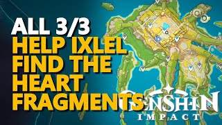 Help Ixlel find the heart fragments Genshin Impact All 33 [upl. by O'Toole351]