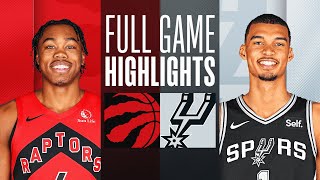 RAPTORS at SPURS  FULL GAME HIGHLIGHTS  November 5 2023 [upl. by Isahella714]