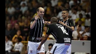 Sorocaba 3 X 7 Corinthians  Gols 1 Jogo da Final Liga Paulista de Futsal 29112018 [upl. by Englis769]