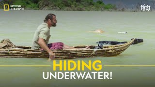 Hiding Underwater  Primal Survivor  हिन्दी  Full Episode  S7  E3  National Geographic [upl. by Sutniuq329]