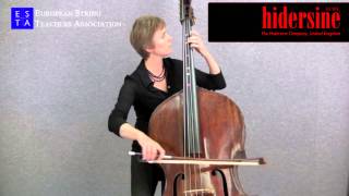 WHERE ARE THE NOTES on the Double Bass  Note Positions  Upright Double Bass Tips and Techniques [upl. by Siroved]