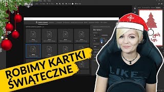 Robimy najprostsze kartki świąteczne  Photoshop tutorial  Sztuka Retuszu [upl. by Jehiah]