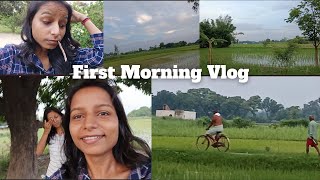 My First Morning Vlog Walkingpoornimashukla [upl. by Fraze]