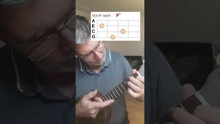 F7 auf Ukulele  AkkordTutorial von Achim 2 Möglichkeiten [upl. by Calvin]