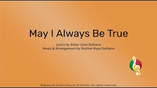 May I Always Be True [upl. by Revert]