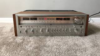 Pioneer SX1280 Vintage Home Stereo Audio AM FM Receiver [upl. by Bamford30]