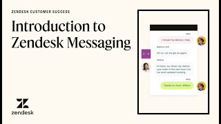 Introduction to Zendesk Messaging  Customer success resources [upl. by Enneiviv]