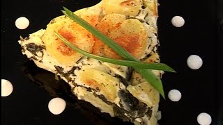 Вегетарианска мусака със спанак  Vegetarian Moussaka with spinach and potato [upl. by Ahtera537]