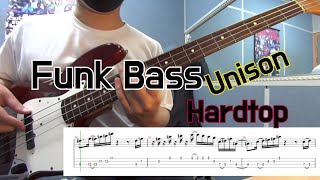 유니즌 플레이가 재밌는 Funk Bass  Hardtop [upl. by Asyram]