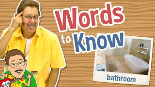 Words to Know  Bathroom Objects  Jack Hartmann [upl. by Moe977]