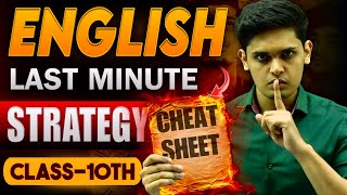 English Last Minute Strategy To score 95🤯 Class 10th Prashant Kirad [upl. by Peta]