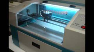 Piranha T40 Laser Cutter Engraver [upl. by Culhert]