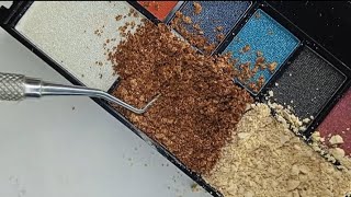 destroying makeup asmr  Eyeshadow destroying asmr  asmr fast and aggressive scratching [upl. by Bonine]