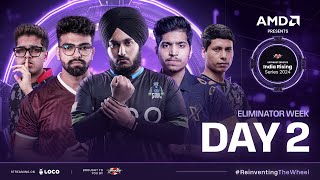 AMD Presents UE India Rising Series 2024  BGMI  League Stage Day2 Ft IQOOSouL Godlike CG etc [upl. by Anael]