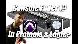 Softubes Console 1 Fader In Logic Pro X amp Protools  How does it work [upl. by Yllier698]