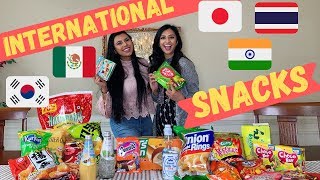 HMart Haul  Trying International Snacks [upl. by Risa]