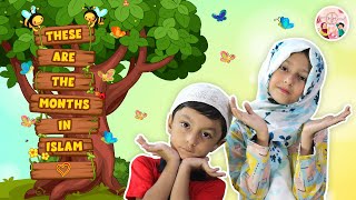 Islamic Months Names  Islamic Song for Kids [upl. by Eilyah]