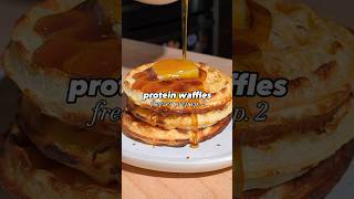 ✨ Protein Waffles ✨ for episode 2 of my freezer prep series highprotein freezermeals [upl. by Esoj]