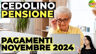 CEDOLINO PENSIONE INPS NOVEMBRE 2024 Pagamenti Conguagli 730 e Trattenute Fiscali [upl. by Bronez]