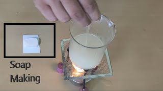 Science Experiment  How to make soap  Saponification  Preparation of Soap in Lab  Sodium Soap [upl. by Mina]