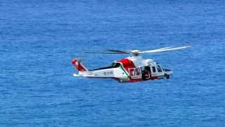 AW 139 Flight Display  Italian Coast Guard Helicopter Elicottero Guardia Costiera air show [upl. by Atsiuqal]