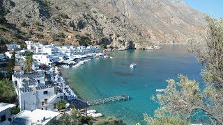 Greece Crete Chania Loutro Κρήτη Χανιά Λουτρό Σφακίων [upl. by Sayres]