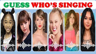 GUESS WHO’S SINGINGTAYLOR SWIFTPIPER ROCKELLELISAJOJO SIWAFERRANYOUNG DYLANLAY LAYNASTYA [upl. by Akinor]