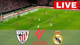 🔴LIVE Real Madrid vs Athletic Club I LALIGA 2024  Match Streaming [upl. by Ailel26]